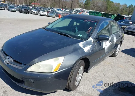 2005 Honda Accord 2.4 Lx from USA, damaged, VIN 1HGCM56495A154699